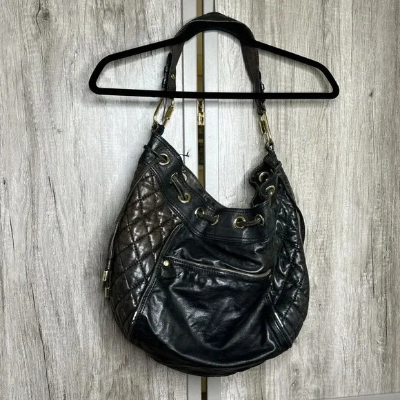 Y2K Juicy Couture Vintage Genuine Leather Shoulder Bag Shoulder Quilted - Picture 7 of 16